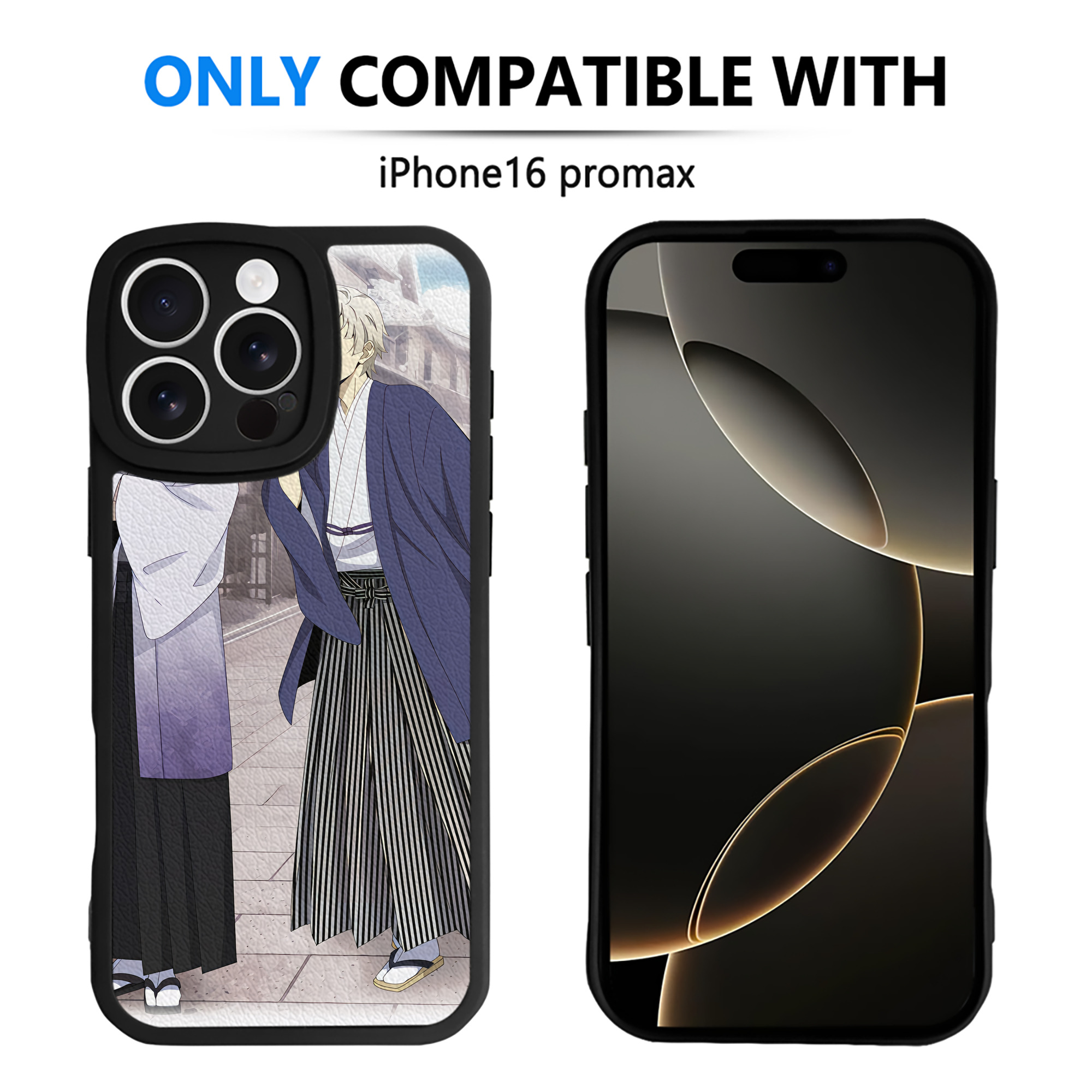 （画像用） 文豪ストレイドッグス Bungo Stray Dogs 【iPhone 16シリーズ対応】シリコンスマホケース（レザー調） 材質：シリコン